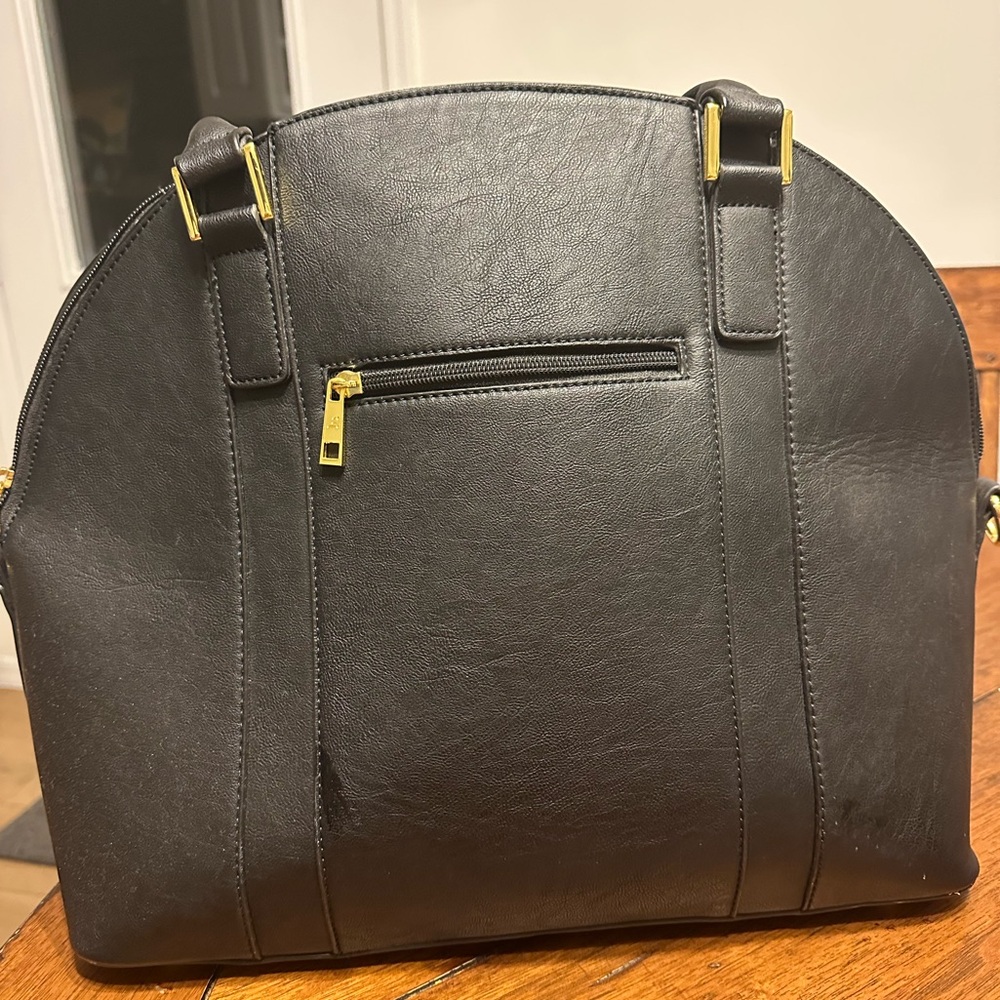Little Unicorn Rotunda Black Diaper Bag EUC